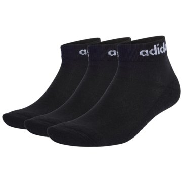 adidas Hohe SockenThink Linear Ankle Socken, 3 Paar schwarz