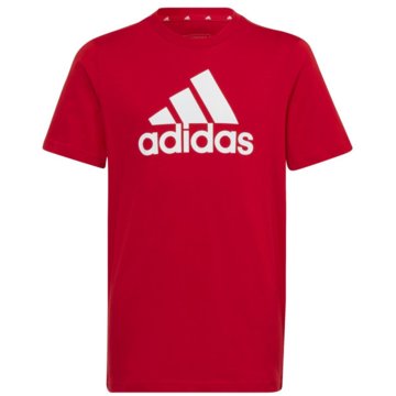 adidas T-ShirtsEssentials Big Logo Cotton T-Shirt rot