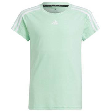 adidas T-ShirtsTrain Essentials AEROREADY 3-Streifen Slim-Fit Training T-Shirt grün