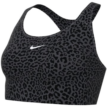 Nike Sport-BHDri-FIT Swoosh Medium-Support Non-Padded Leopard Print grau