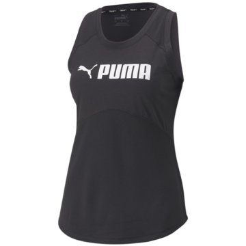 Puma TopsFit Logo Tank schwarz