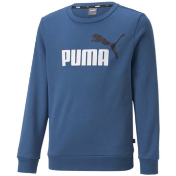 Puma SweatshirtsEss+ 2 Col Big Logo Crew  FL B blau