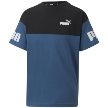 Puma T-ShirtsPower Colorblock Tee B blau