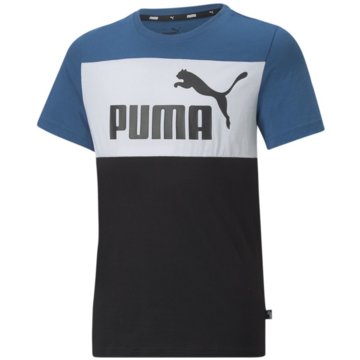 Puma T-ShirtsEss+ Colorblock Tee B blau