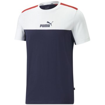 Puma T-ShirtsEssential+ Block Tee blau