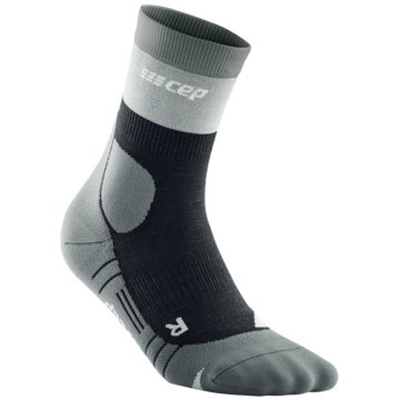 CEP Hohe Socken HIKING LIGHT MERINO MID-CUT SOCKS - WP3C5 grau