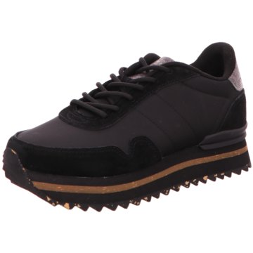 Woden Plateau SneakerNora 3 Leather  schwarz