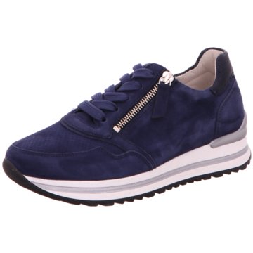 Gabor comfort Sportlicher SchnürschuhSneaker blau