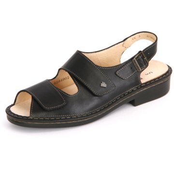FinnComfort Komfort Sandale schwarz