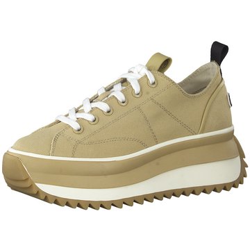 Tamaris Plateau Sneaker beige