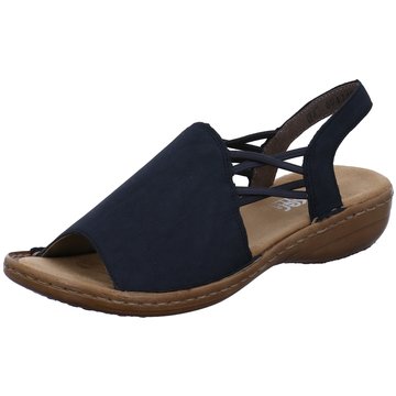 Rieker Komfort Sandale blau