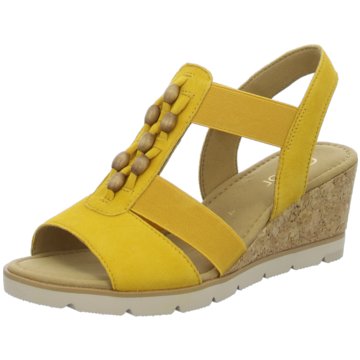 Gabor Komfort Sandale gelb