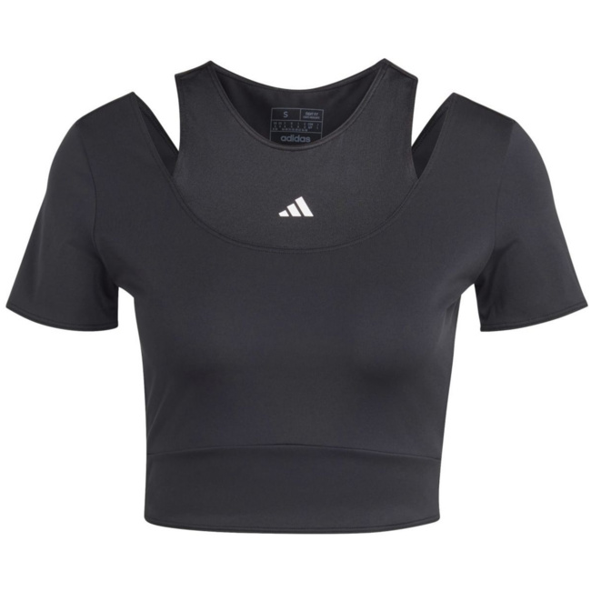 HIIT AEROREADY Crop Training T-Shirt HN5538 000 Sport T-Shirts für Damen von adidas
