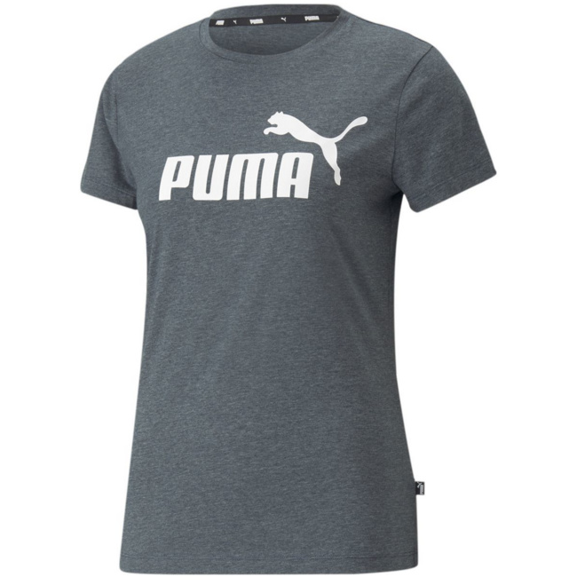 ESS Logo Heather Tee 586876/092 092 Sport T-Shirts für Damen von Puma